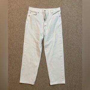 Lucky Brand Relaxed Taper White Jeans Size 6/28